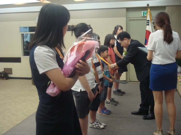 13. 제9회 종합대전 시상.JPG : 제9회 종합대전 부문별 입상자 시상