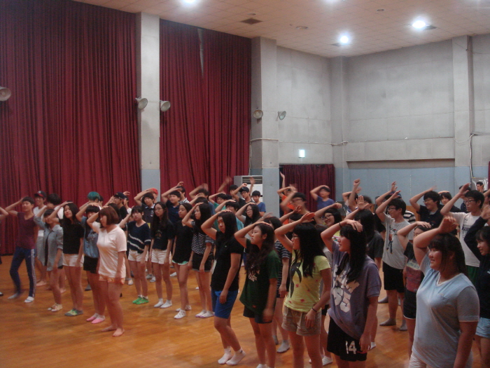 8. 나라사랑 현장학습 레크레이션(1).JPG : 청소년 레크레이션(1)